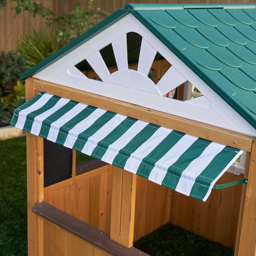 Wooden Outdoor Playhouse with Doorbell M48239