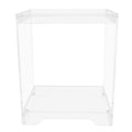 20 inch 2-Tier Acrylic End Table K142424
