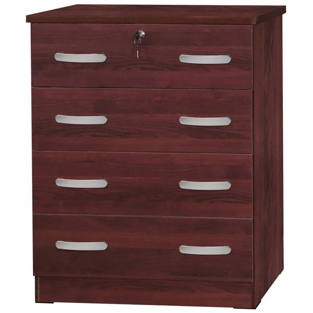 3-Piece Twin Bed 4-Drawer Dresser and Nightstand Set P2647
