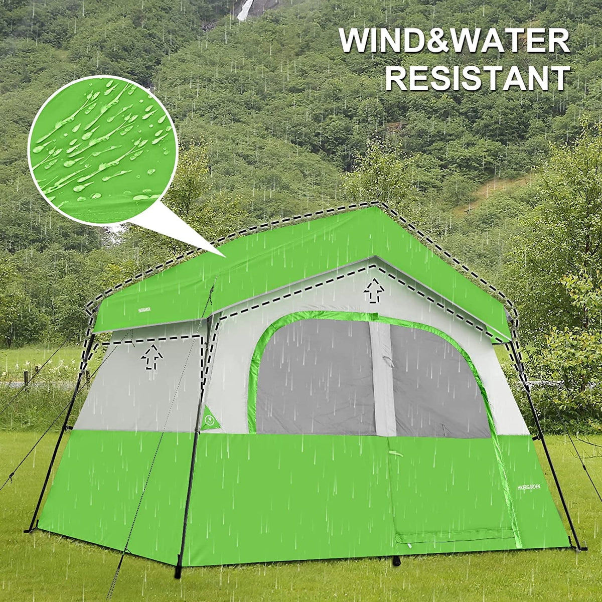 6 Person Portable Camping Tent W266