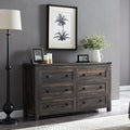 6 Drawer Wood Dresser J225