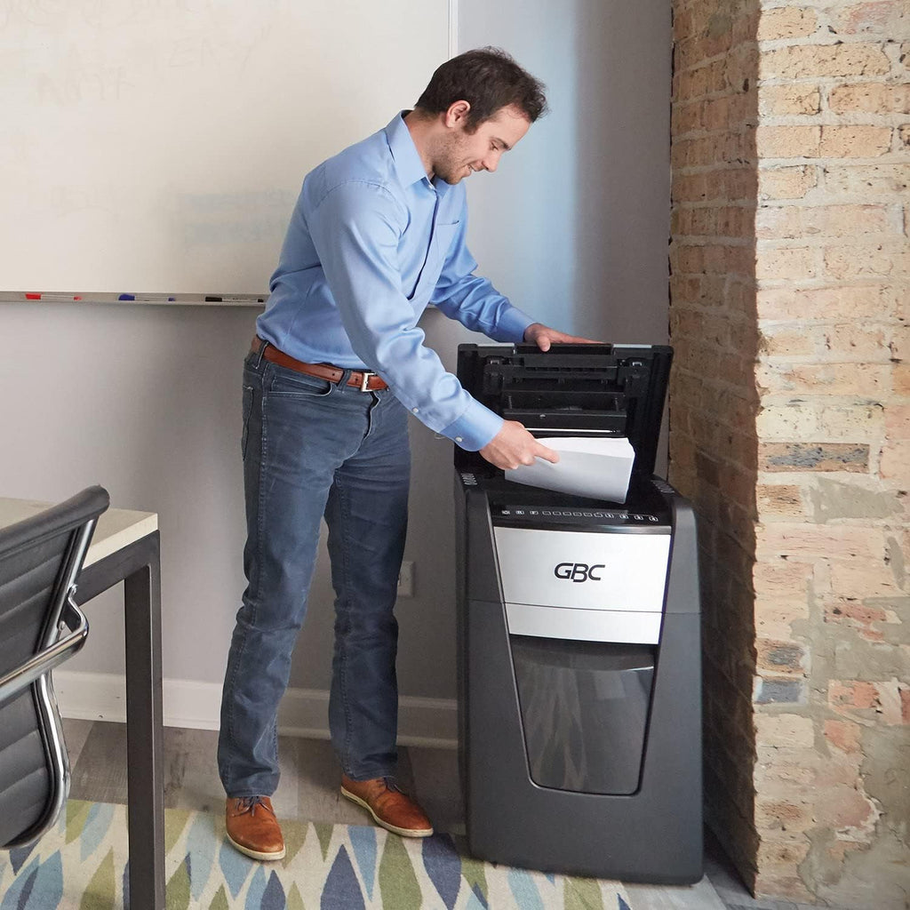 Auto Feed 300 Sheet Capacity Micro-Cut Paper Shredder W234