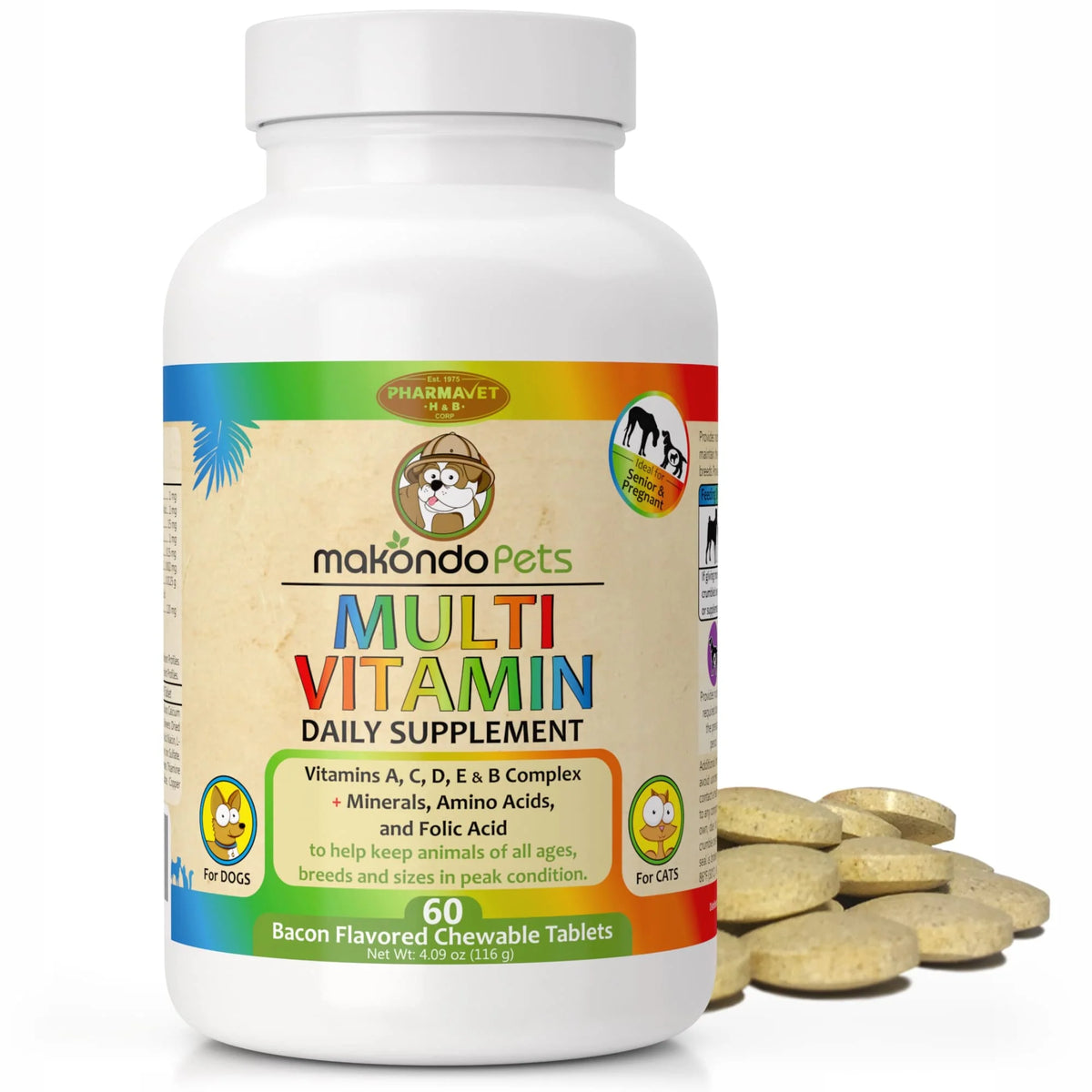 Prenatal Multivitamin for Dogs and Cats with Folic Acid, Minerals and Amino Acids O612977