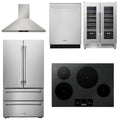 30 Induction Cooktop, Range Hood, Refrigerator, Dishwasher, Wine Cooler N576863