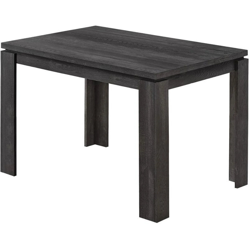 Black Rectangular Laminate Dining Table H813