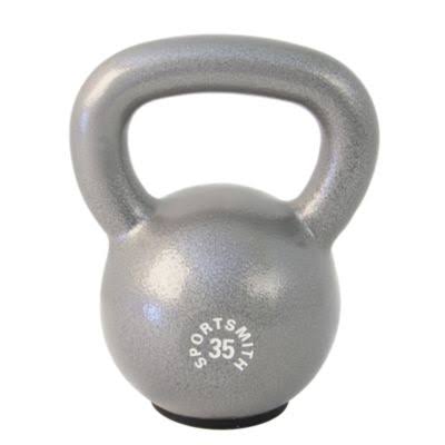 35 lb. Cast Iron Kettlebell with Rubber Base X266769