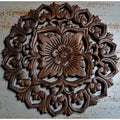 Hand Carved Teak Wood Panel Wall Décor E145911