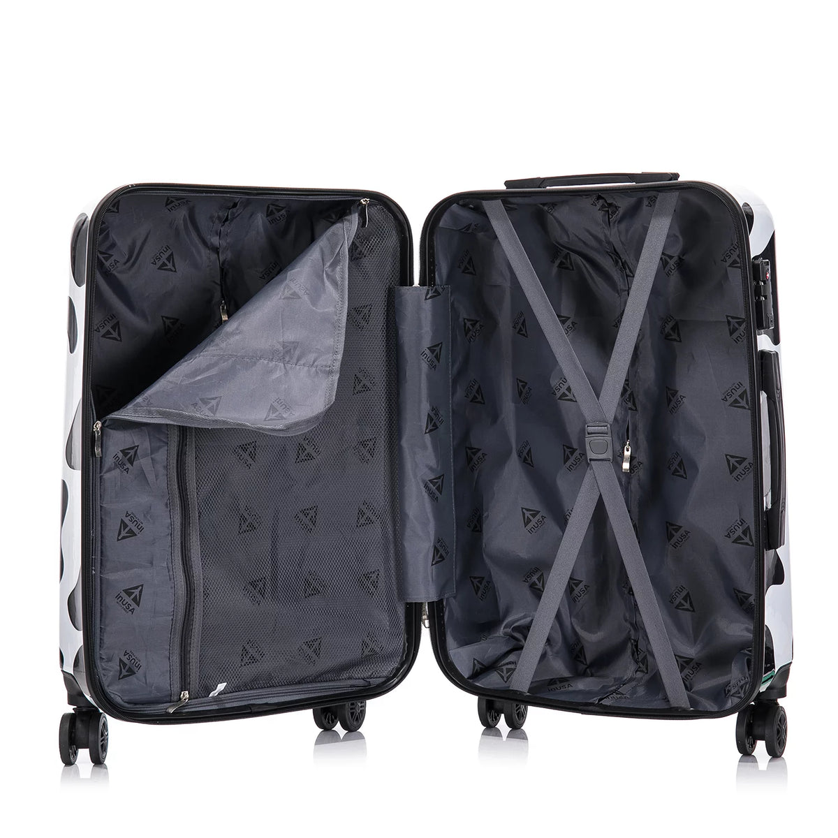 20" Hardside Checked Luggage with Spinner Wheels Q165