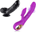 Realistic Dildo and Thrusting Rabbit Vibrator J3288