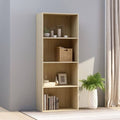 4-Tier Book Cabinet Sonoma Oak Chipboard X836479
