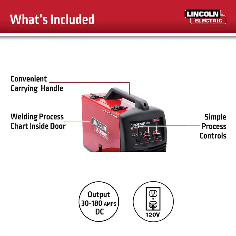 180 Amp Multi-Process Welder H757