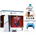 PlayStation 5 Slim Disc Console Bundle with Extra Starlight Blue Controller J7228
