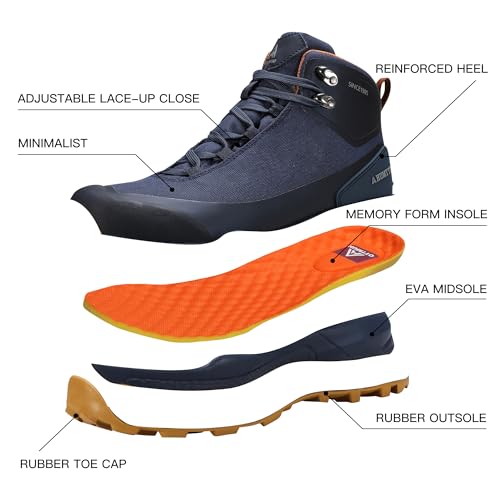 Men's Waterproof Lightweight Breathable Hiking Boots L6081