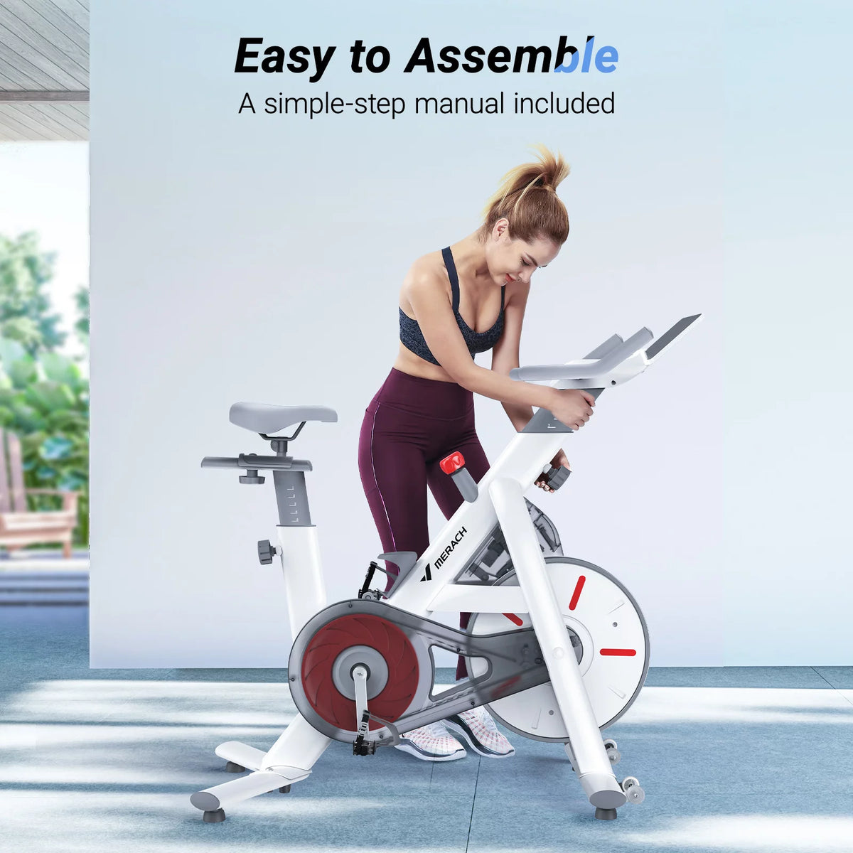Stationary Exercise Bike Magnetic Bluetooth T137