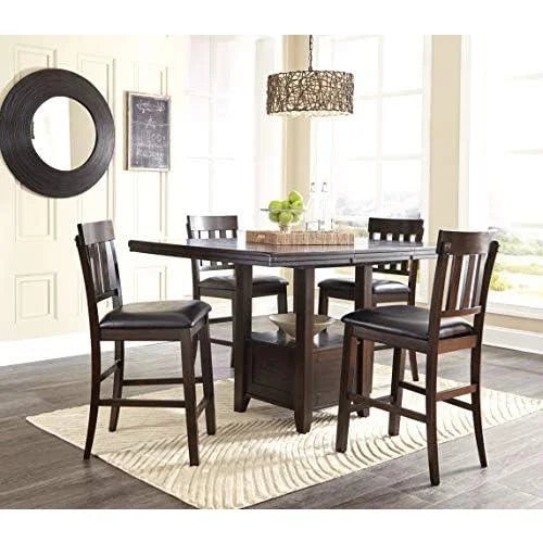 Dark Brown 36" Counter Height Dining Extension Table D23107