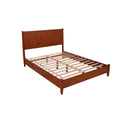 Queen Platform Bed with Panel Headboard Q8580
