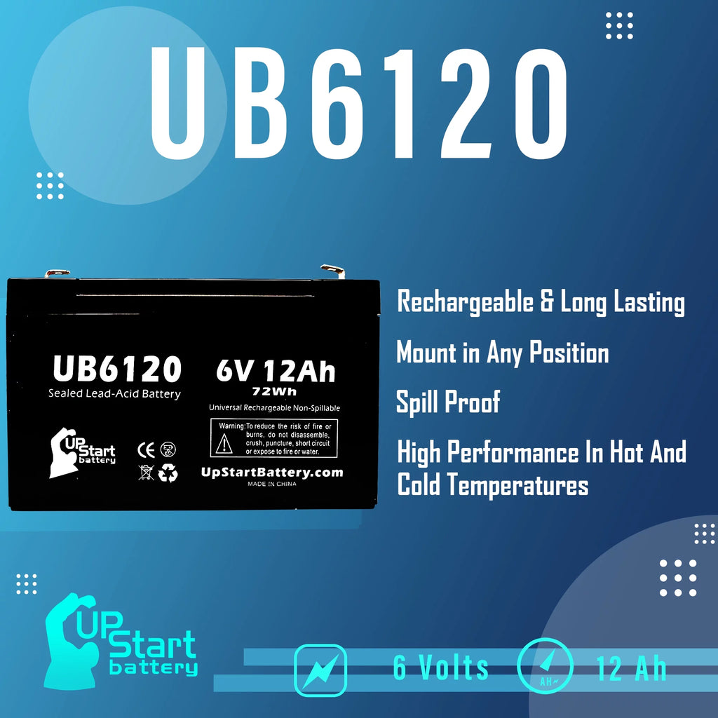 6V 12Ah Sealed Lead Acid Battery P536780