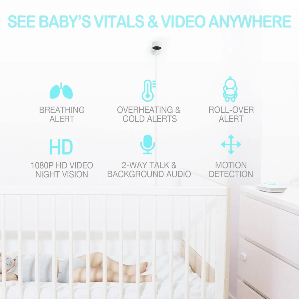 Video Breathing Baby Monitor with 1080p HD Camera Y849