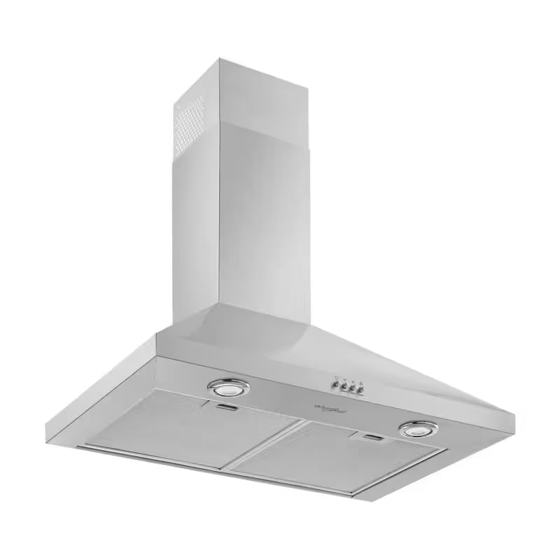 30 in. 300 CFM Stainless Steel Wall Mount Range Hood with Light E446
