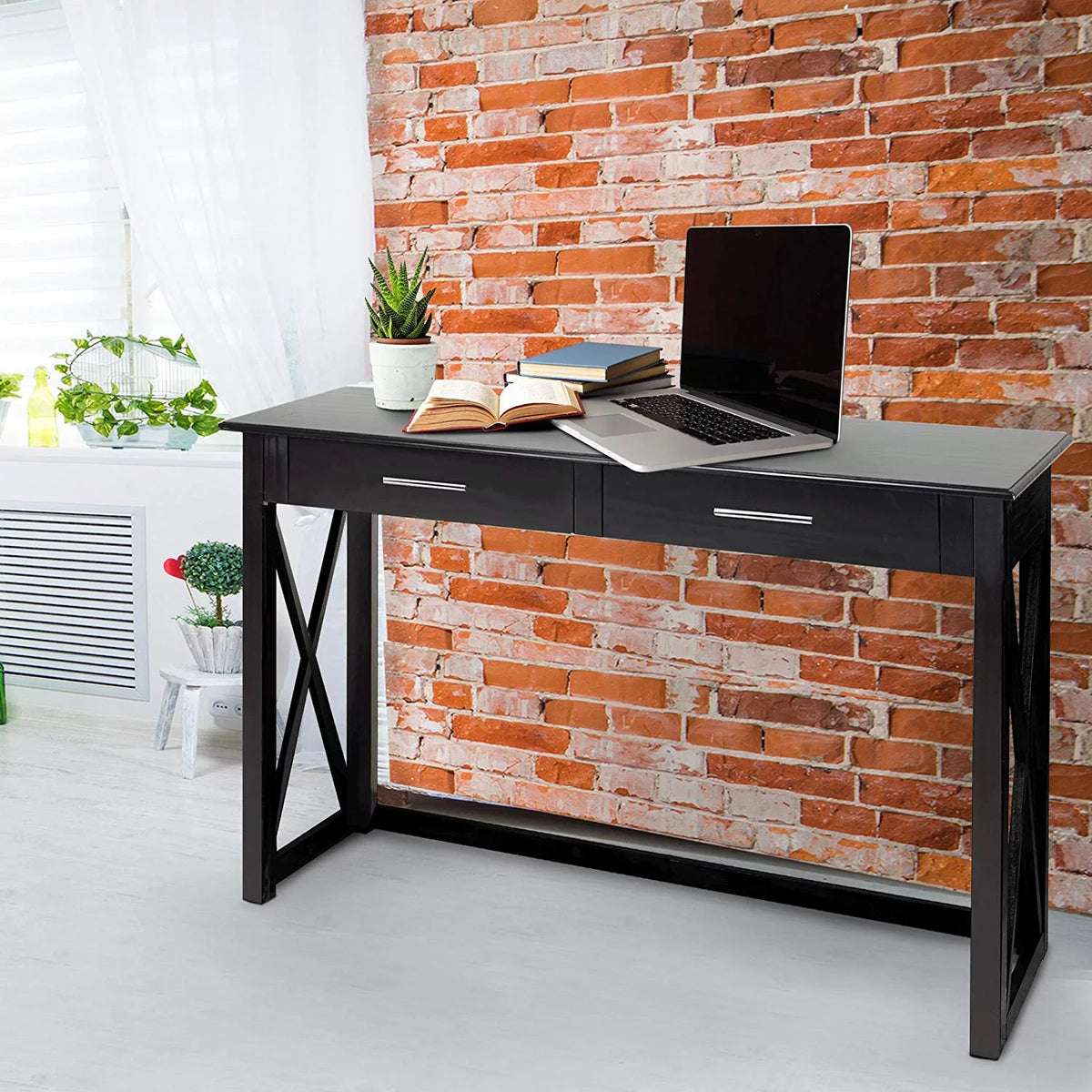 Black Console Table Q102
