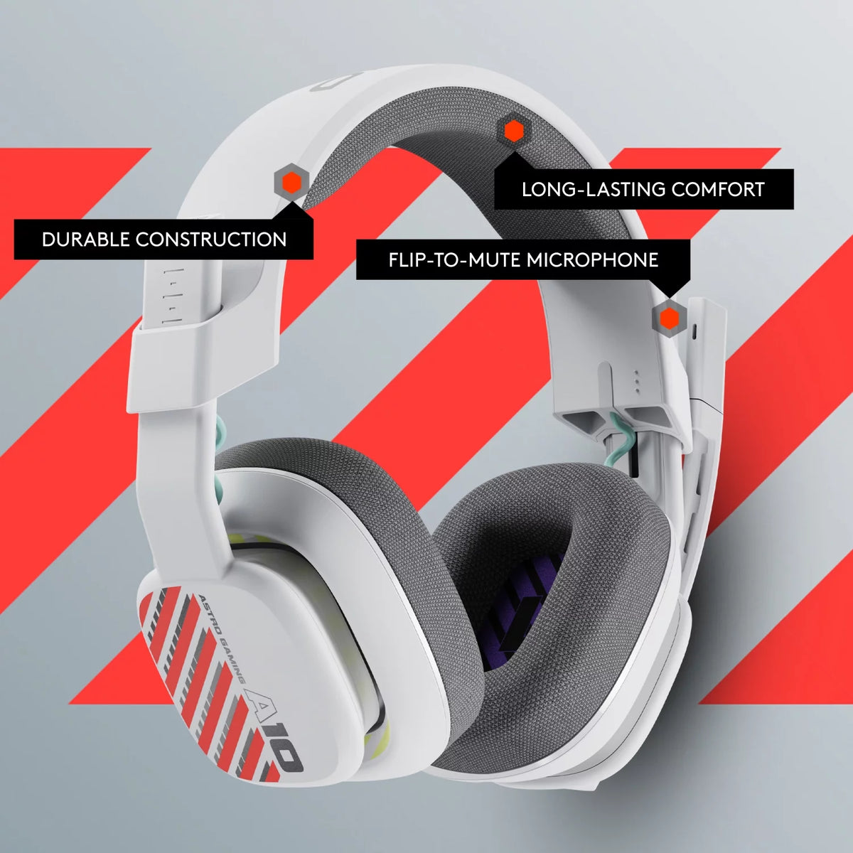 Wired Over-ear Gaming Headset with Flip-to-Mute Microphone B512970