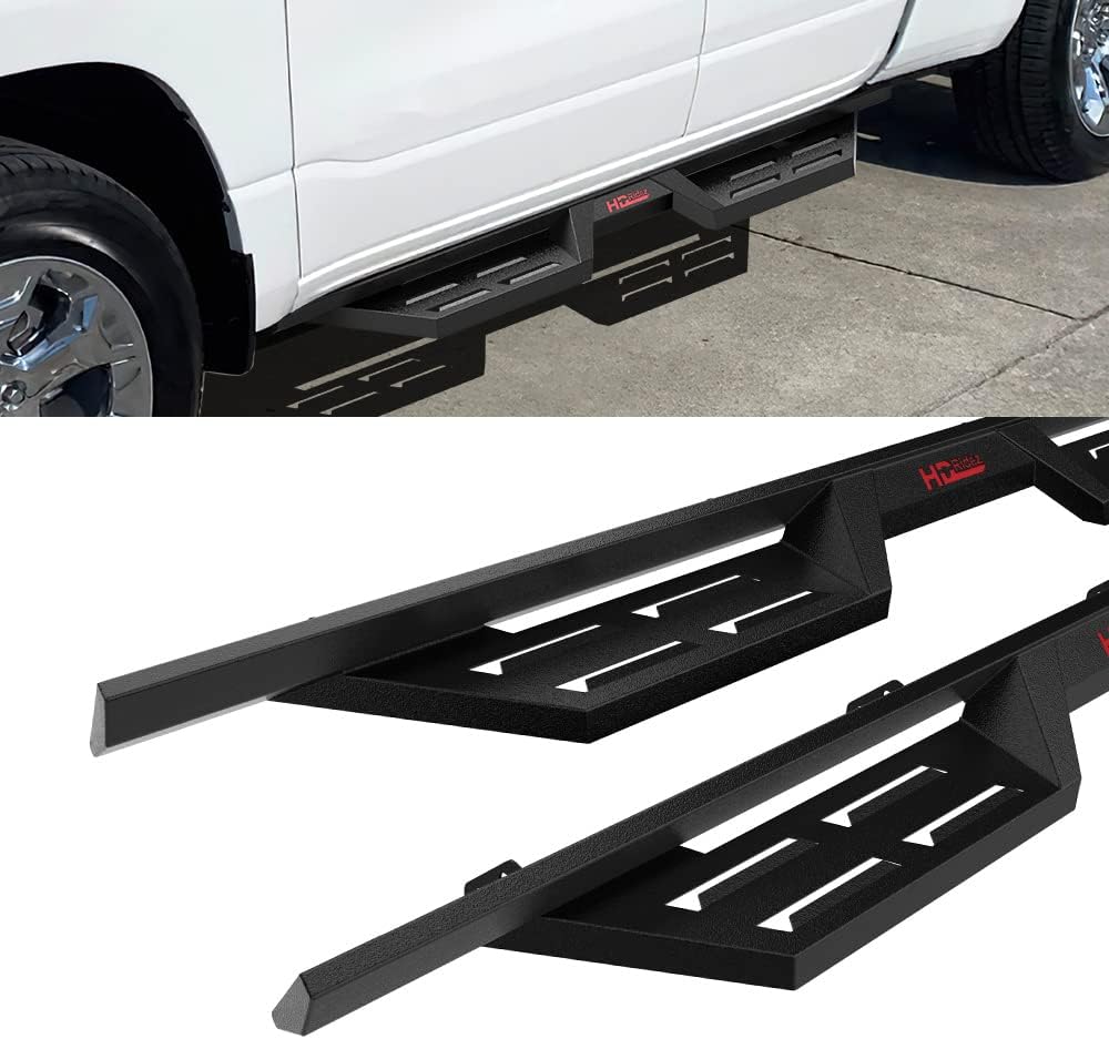 Steel Drop Down Style Running Boards Compatible with Dodge Ram 1500 Quad Cab C6448