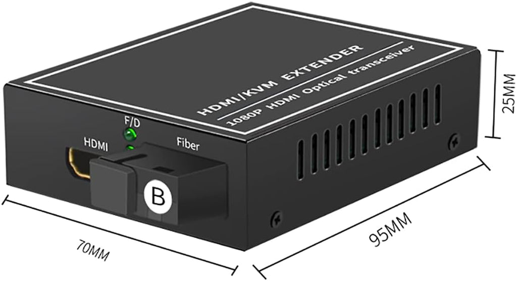 HDMI Extender Over Fiber Optic Cable up to 20Km, 1080P, 1 Transmitter and 1 Receiver X316