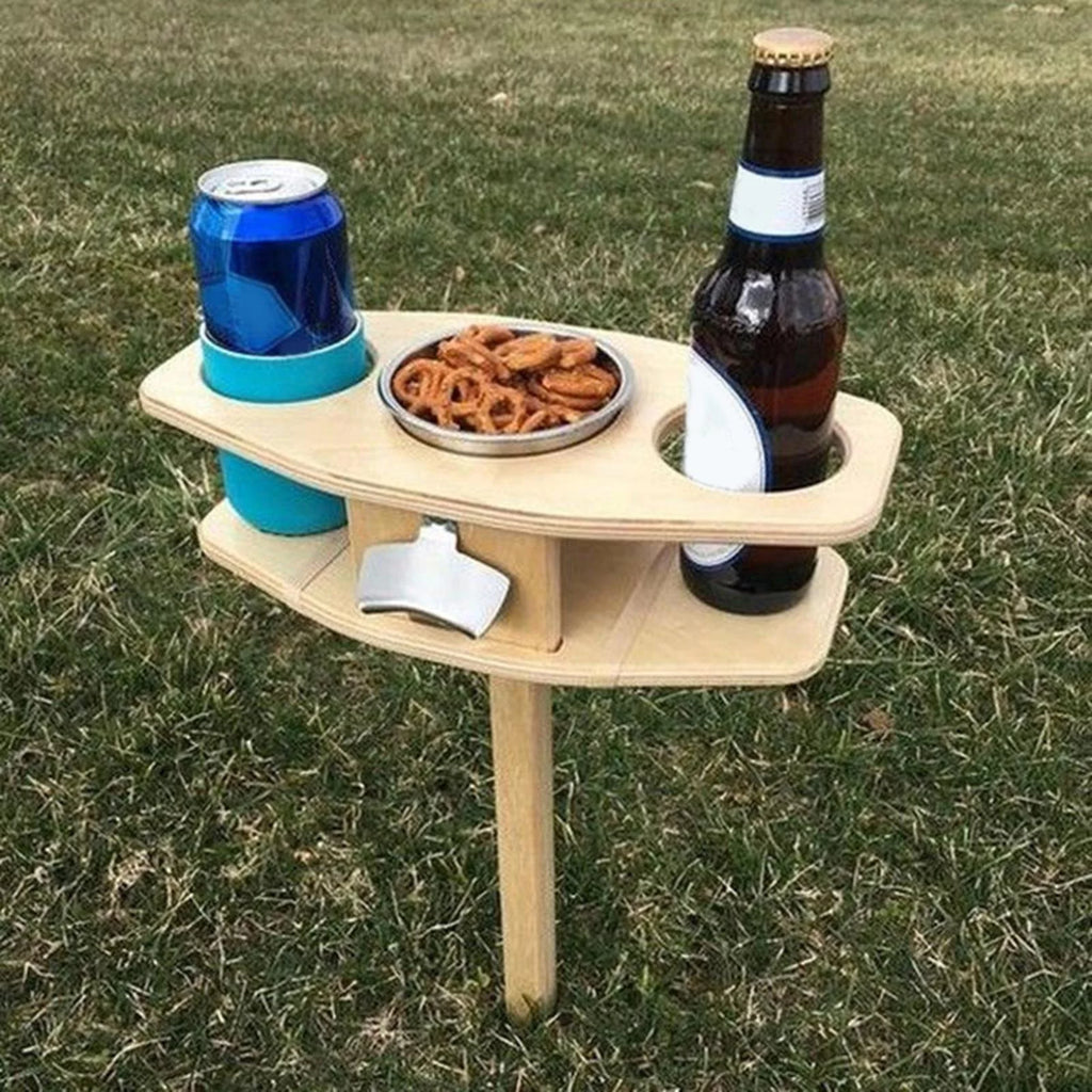 Portable Natural Wood Folding Picnic Table E3875