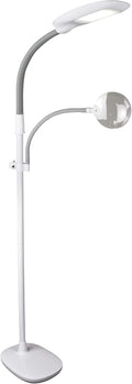 Dimmable LED Floor Lamp with Magnifier P3267