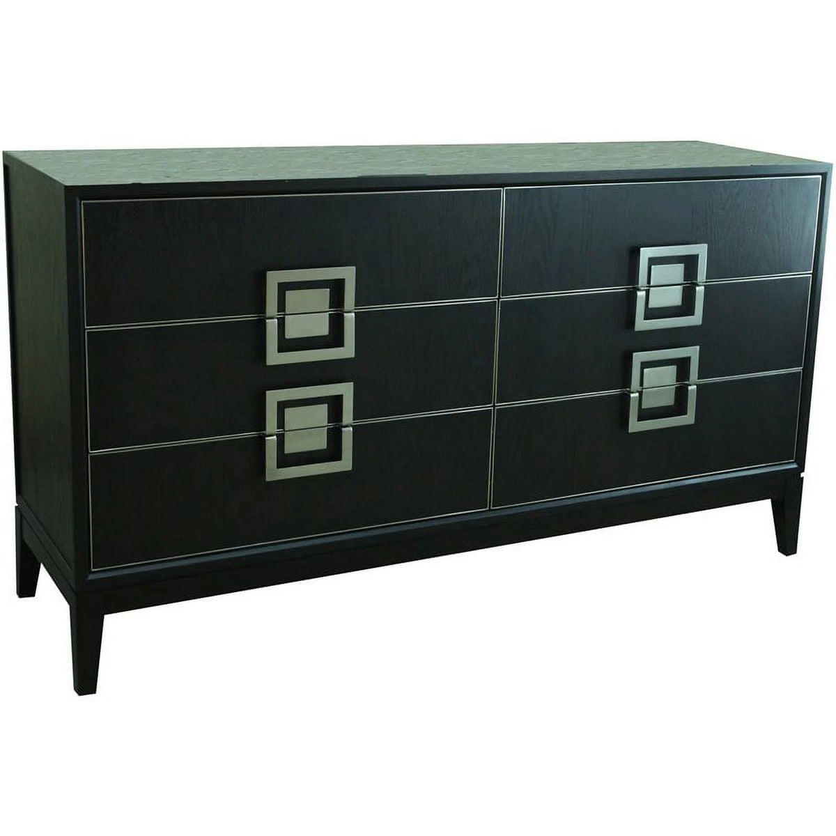 Espresso 6 Drawer Wood Dresser M912701