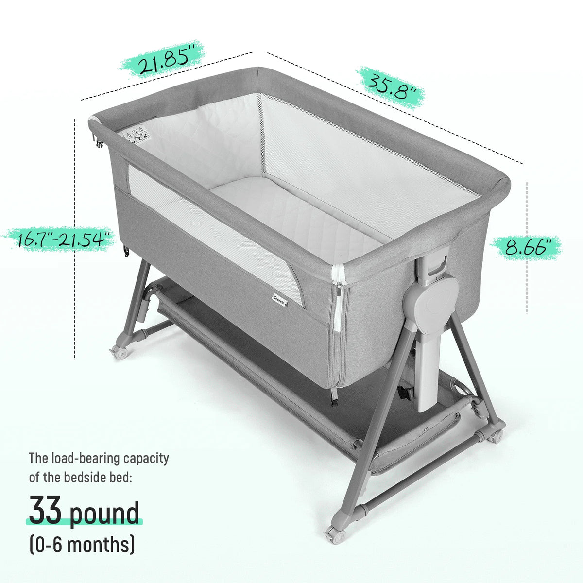 Bassinet with Storage Basket N121956