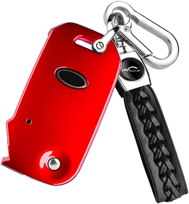 Remote Flip Key Fob Cover Case Golden Z4602