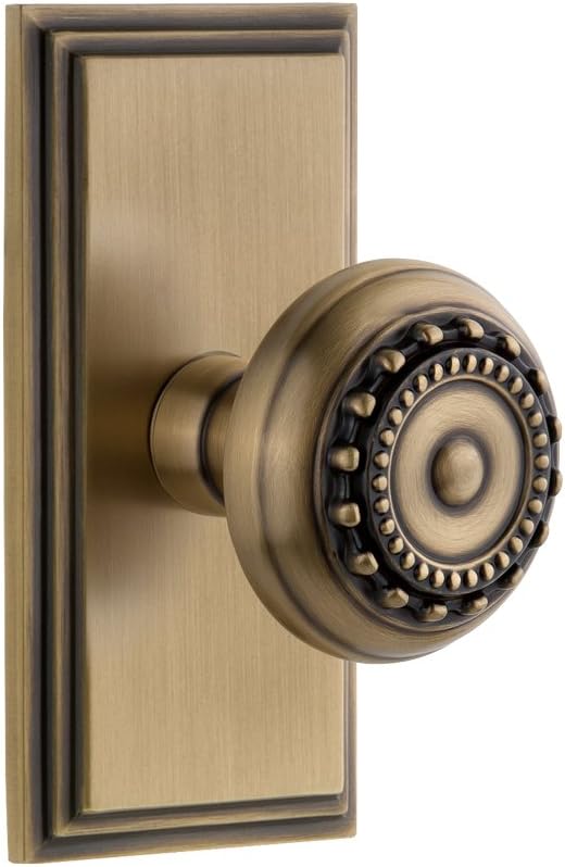Timeless Bronze Privacy Plate with Knob Z4087