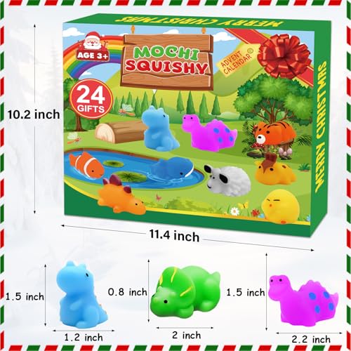 24 Days Mochi Squishy Toys Advent Calendar B190