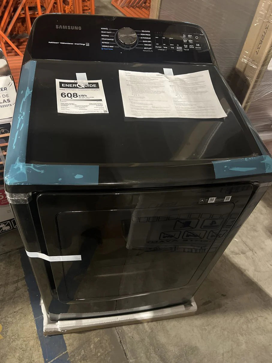 27 In. 7.4 Cu. Ft. Black Stainless Steel Electric Dryer G564