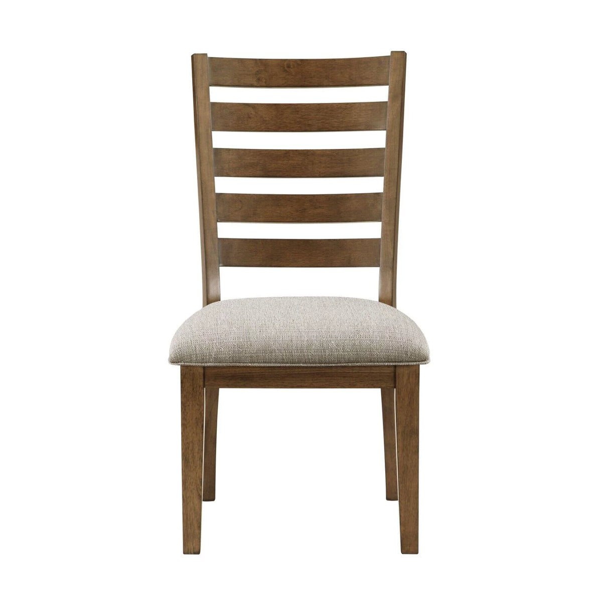 5pc Wooden Dining Table Set with Fabric Upholstered Chairs H570