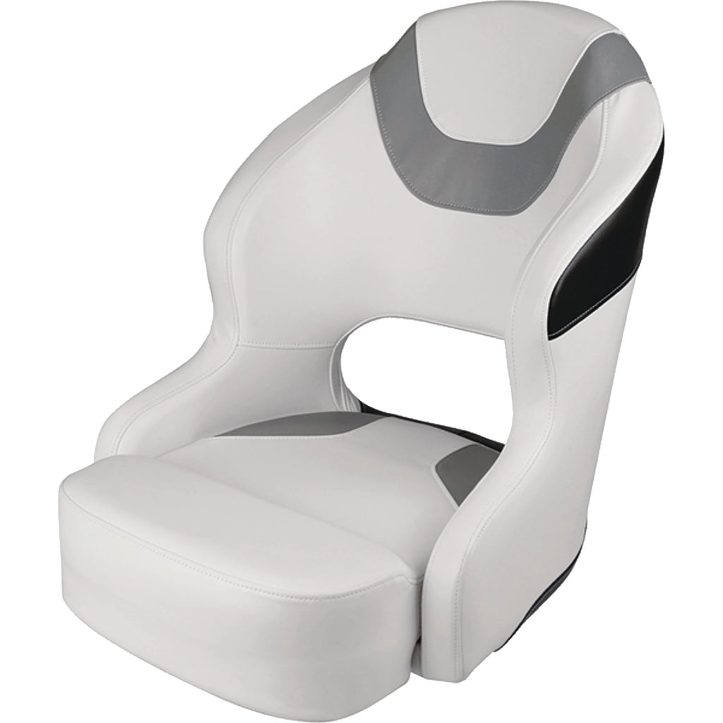 White Grey Navy Bucket Seat Y251732