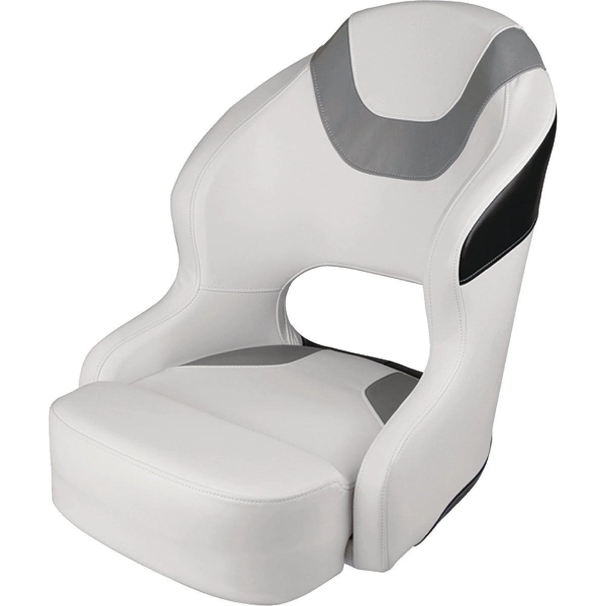 White Grey Navy Bucket Seat Y251732