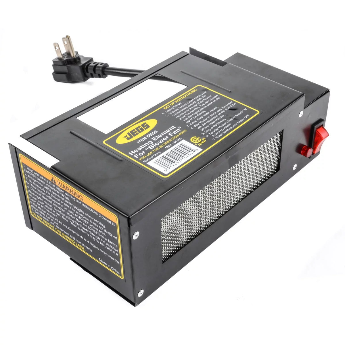 Portable Blower Fan Heater Attachment 110-Volt 4500 BTU J25241