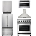 30 Gas Range, Range Hood, Microwave, Refrigerator, Dishwasher V7993