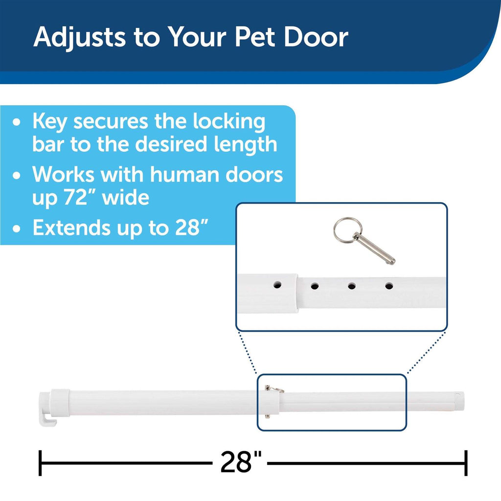 Sliding Glass Pet Door Security Bar B23836