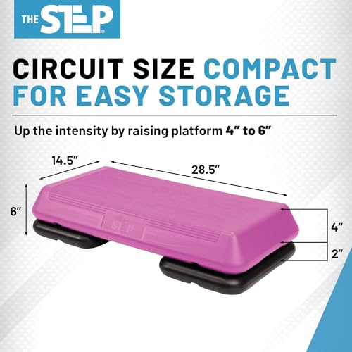 Exercise Step Platform with 2 Risers Y126