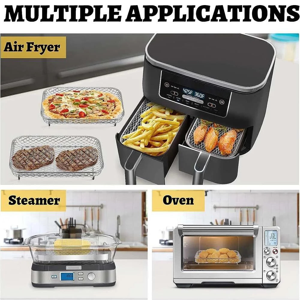 Stainless Steel Air Fryer Rack & Accessories A102506
