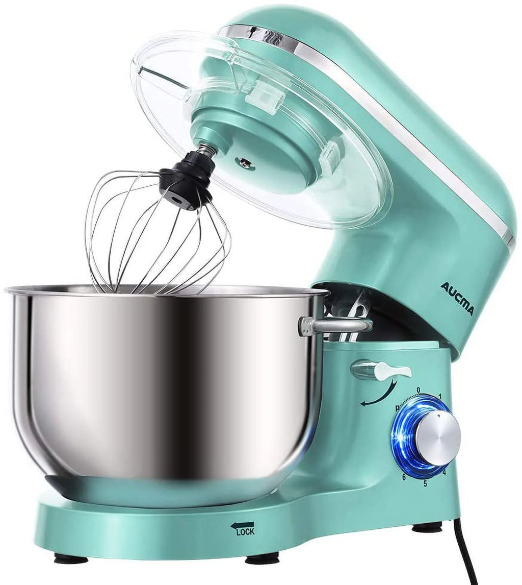 6.5-QT 660W 6-Speed Tilt-Head Electric Stand Mixer, Blue K61477