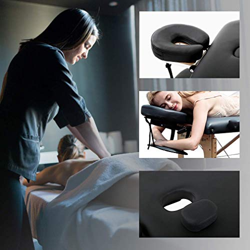 Portable Massage Table 28 Inch Wide Adjustable Folding PU Leather M584