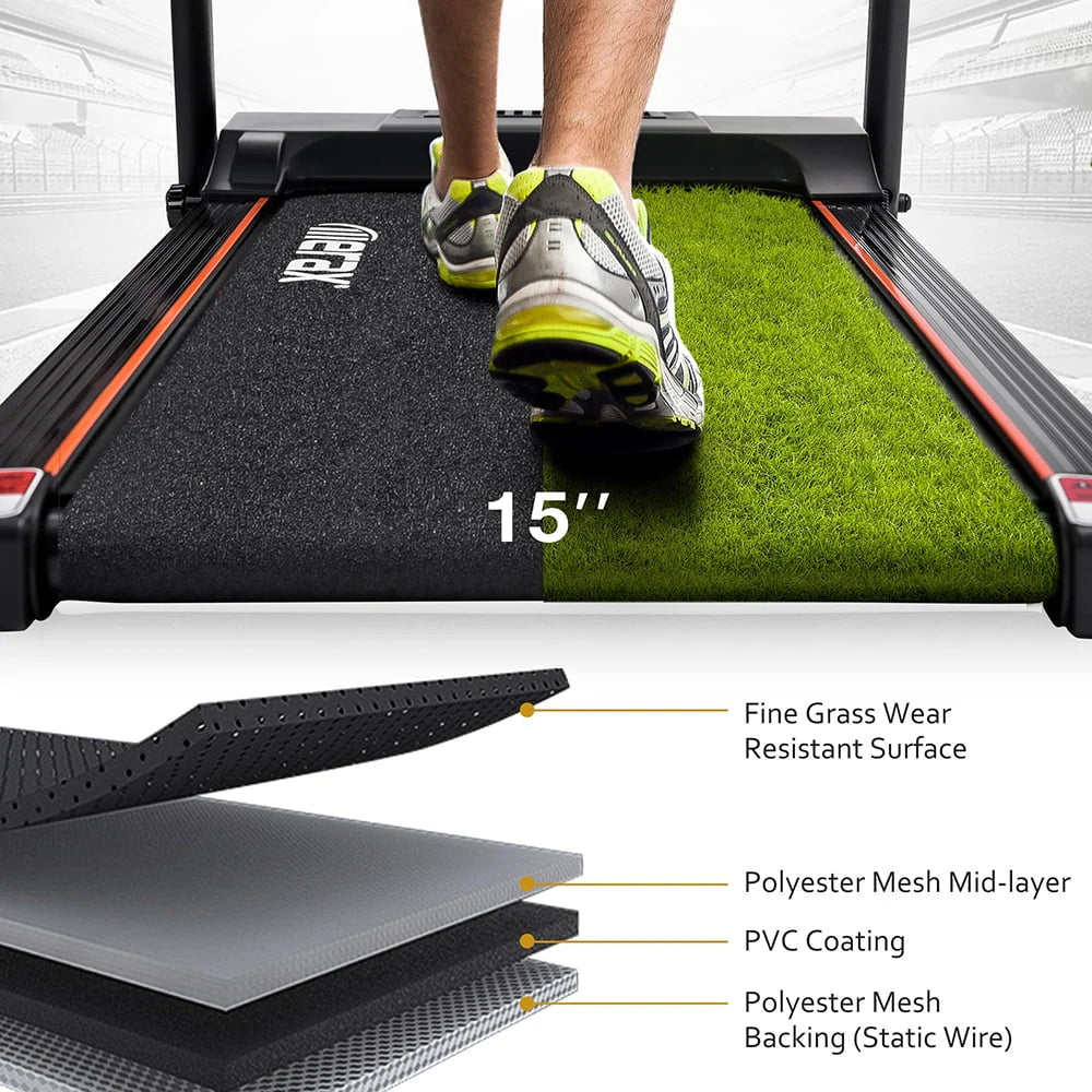 Compact Electric Folding 2.5HP Treadmill with Incline E907489
