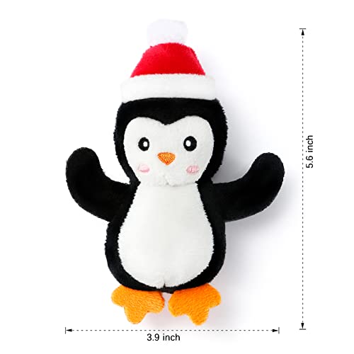 6 PCS Christmas Catnip Plush Animal Toy Set U61198