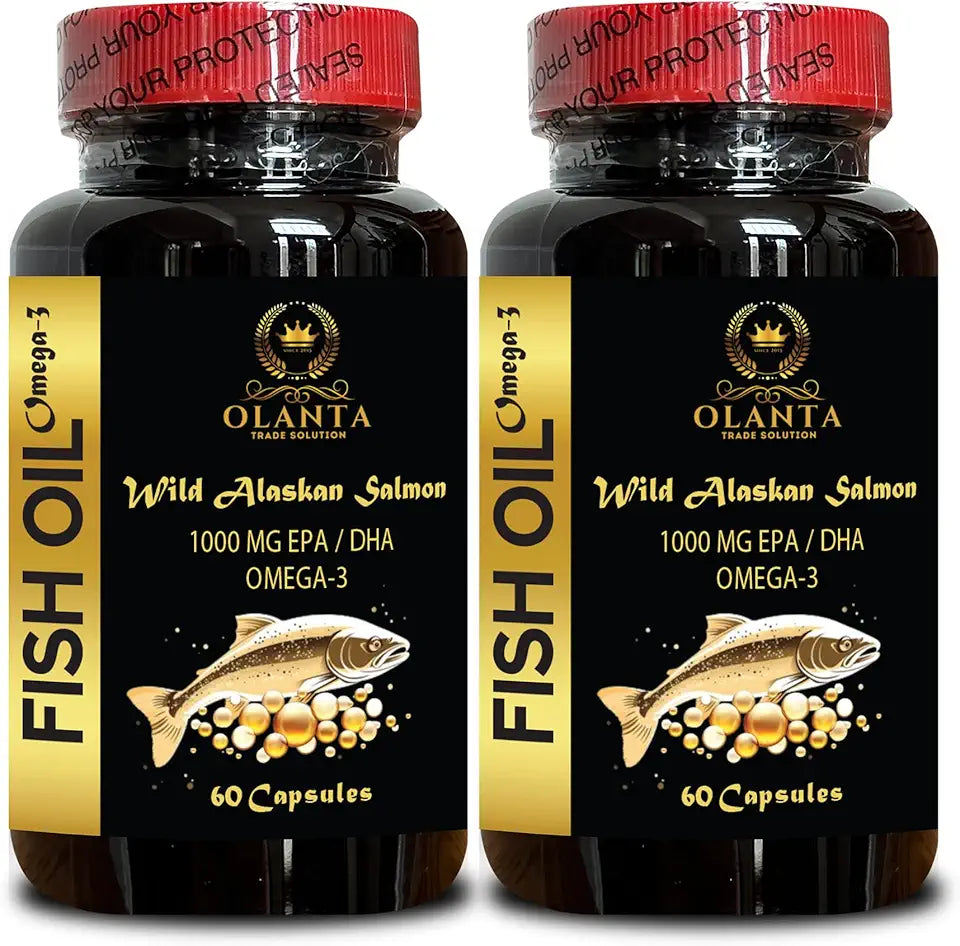 Wild Alaskan Salmon Oil Omega-3 120 Capsules U24657