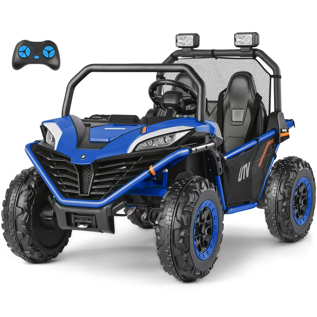 Blue 2 Seater 4WD Ride on Truck A629