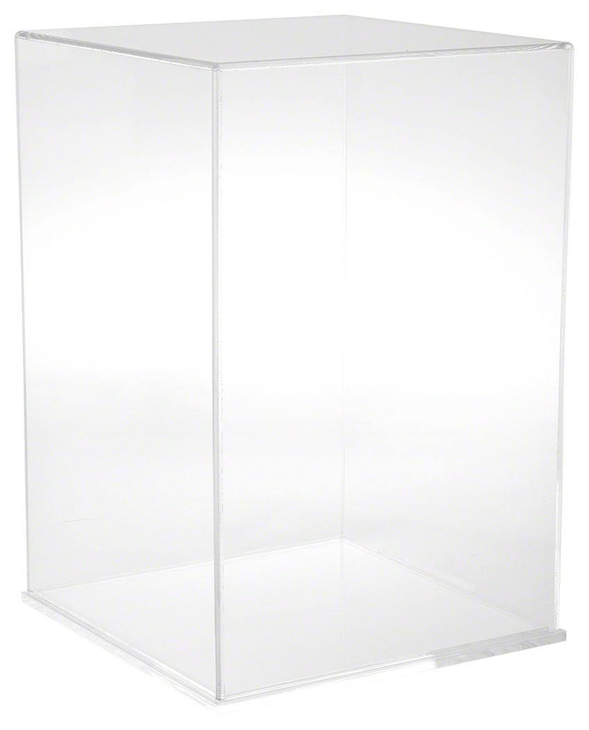 Clear Acrylic Display Case with Clear Base, 12" W x 12" D x 18" H G37942